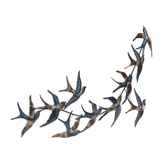 Black Iron Coastal Wall Decor, 27" x 52" x 3"